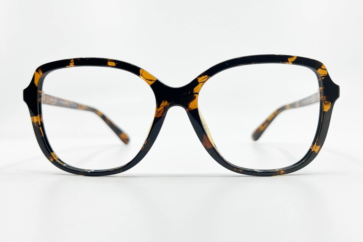 Coach HC 8351U 540313 Dark Tortoise Geometric Square Sunglasses