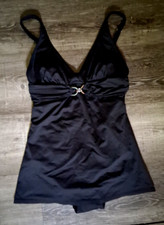 NEW Michael Kors Sz 6 Swimdress Swimsuit Black Chain Link Swimdress