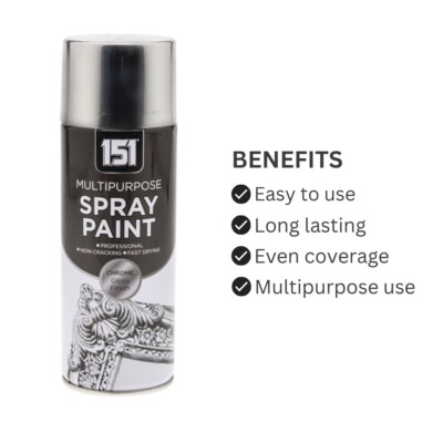 151 Chrome Gloss Finish Multipurpose Spray Paint 400ML | eBay UK