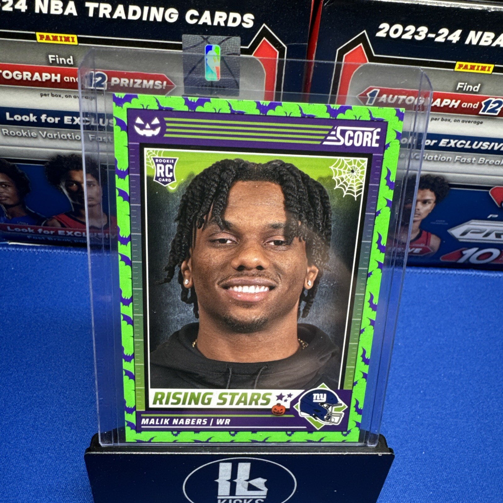 2024 Panini Score-A-Treat - Rising Stars Green Bats #37 Malik Nabers (RC)