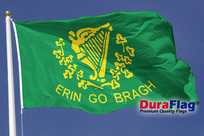 Erin Go Bragh Courtesy DuraFlag Seil und umgeschlagen (20 Zoll x 12 Zoll)