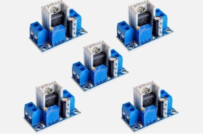 5pcs LM317 DC-DC Converter Adjustable Linear Regulator Step Down Circuit Board