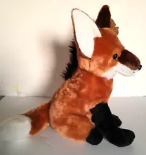 The Petting Zoo Recycled RED FOX Stuffed Animal Toy NEW w/tags AWESOMELY SOFT!