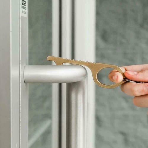 Hands Free Key Tool Chain Door Opener Portable Hygienic Elevator Handle New/SDS - Picture 4 of 10