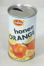 Canfield's Honee Orange Soda can