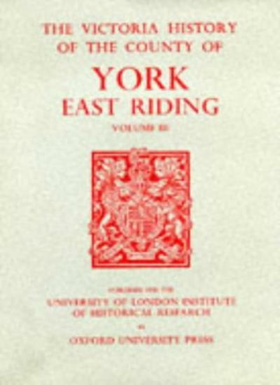 A History of the County of York East Riding: Vo, Allison^+