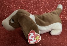 TY BEANIES TRACKER THE BASSET HOUND DOG SOF TOY