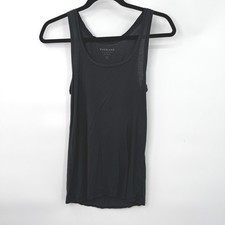 Everlane Pima Cotton Tank Top Women XS Black Minimalist Capsule Essential Summer