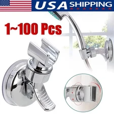 Adjustable Shower Head Holder Suction Cup Handheld Showerhead Wall Mount Bracket