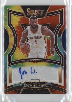 2024 Panini Select Few Signatures Tie-Dye Prizm /25 Zion Williamson #SF-WIL 7o6