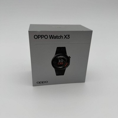 OPPO Watch X3 Obsidian Black Smartwatch Titan AMOLED GPS 32GB   Neu