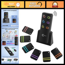 Key Finder Locator with Sound - 6 Receivers, 85dB Remote Control Tracker, Wallet