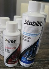 Seachem Prime 100 ML  Seachem Stability 250ML COMBO