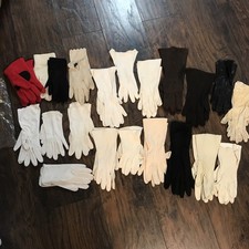 Vintage Lot Of Women Gloves 22 Pairs
