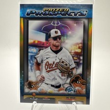 Ike Irish 2025 Bowman Draft Chrome Prized Prospects Gold /50 SP Orioles 🔥