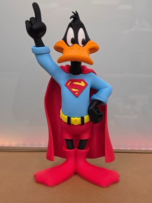 #ad #ad 11in Daffy Duck As Superman Looney Toon Tunes Cartoon Collectible Figure $27.00