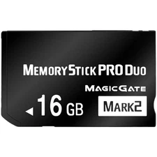 16GB Pro Duo Memory Card for PSP & Sony Cameras - Waterproof & Temperature Proof