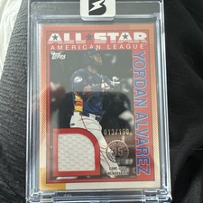 Jordan Alvarez All Star Game Worn Memorabilia 013/150 Topps Series Two 2025