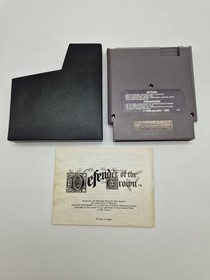 Defender of the Crown - Nintendo NES - PAL B - OVP - Anleitung