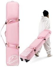 MANUEKLEAR Rolling Ski Bag 170-184cm Waterproof Double