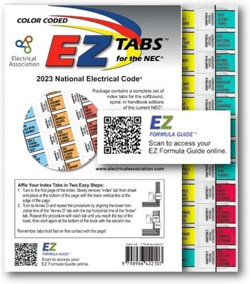 (Color Coded) with EZ Formula Guide for The 2023 National Electrical Code 