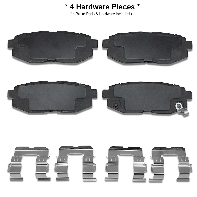 Nuevas pastillas de freno traseras de cerámica para Scion FR-S Subaru B9 Tribeca BRZ Forester Leg... Foto 3 de 4