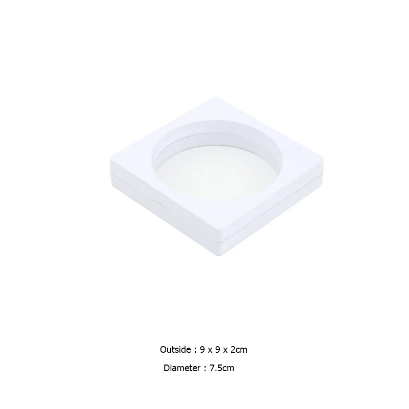 PE Film Transparent Visible Jewelry Storage Box Ring Earring Box Bracelet Neckla