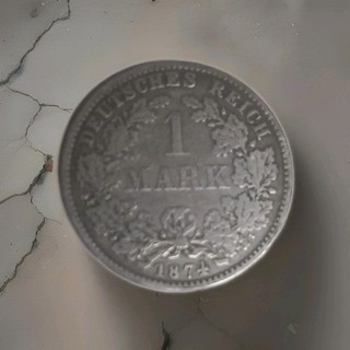 1 Mark 1874 D Deutsches Reich Zirkuliert