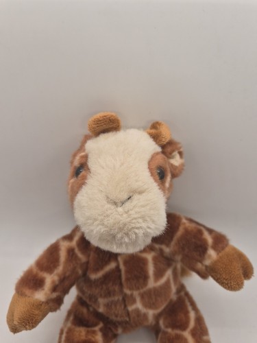 Peluche giraffa bianca marrone peluche morbido ANIMALAND - Foto 2 di 8