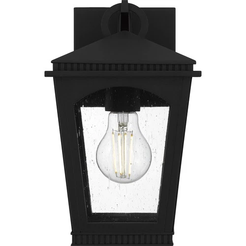 Quoizel HUK8406 Huck 11" Tall Outdoor Wall Sconce - Black - Picture 6 of 7
