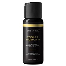 Wicked Sensual Ma sage Oil-Vanilla and Sugarcane 4oz