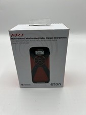 Eton FR1 Multi-Powered Weather Alert Radio W/Flashlight Charges Smartphones NOAA