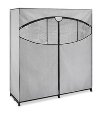 Extra Wide Portable Clothes Closet 60 Inch Seasonal Storage Wardrobe Whitmor
