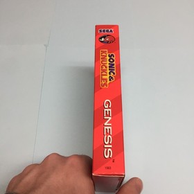Sonic and Knuckles Sega Genesis CIB Complete in Box