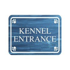 Classic Framed Plus Kennel Entrance Door or Wall Sign  Pet-friendly Signs