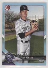 2018 Bowman Prospects Sky Blue 292/499 Sam Howard #BP109 fm0
