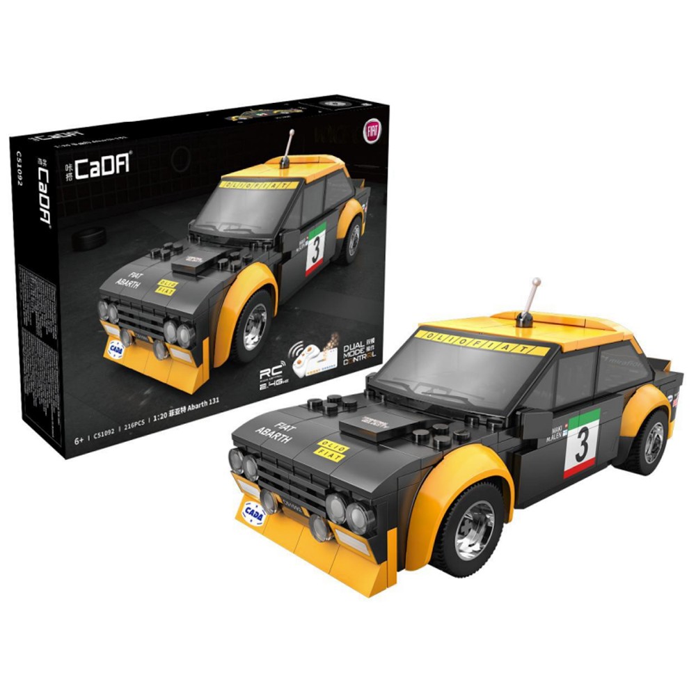 CaDA C51092W Fiat Abarth 131 Radio Control Plastic Brick Kit - Image 10