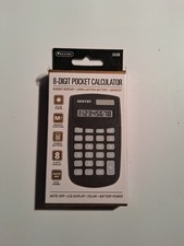 Sentry CA338 Dual-Power Pocket Handheld Calcu...