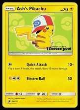 Ash's Pikachu SM112 Sun & Moon Promo Pokemon Card on eBay