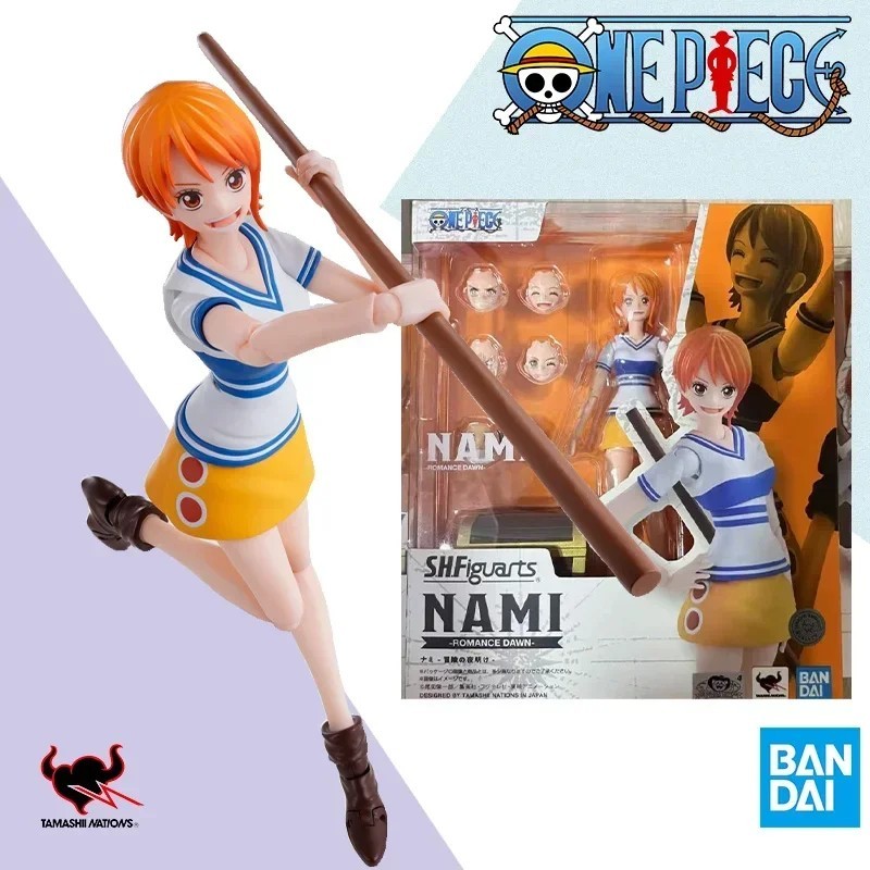 One Piece - Romance Dawn - Nami S.H. Figuarts Action Figure Bandai - Nuova