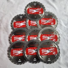 Milwaukee 48-41-0713 7-1/4" 24T Worm Drive Basic Framer Circular Blades 10 Pack