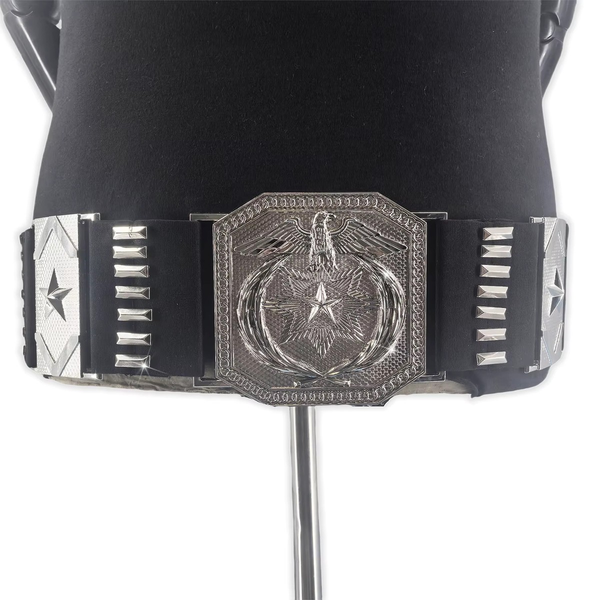 RARE 1988 Patrice Mixed Metal Statement Belt-Hand signed Artisan Masterpiece! nothing says 1980s bad a$$ quite like an alligator belt with  main image 2