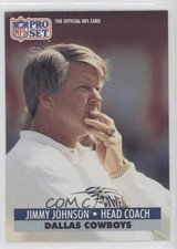 1991 Pro Set Jimmy Johnson #135 HOF 15fy