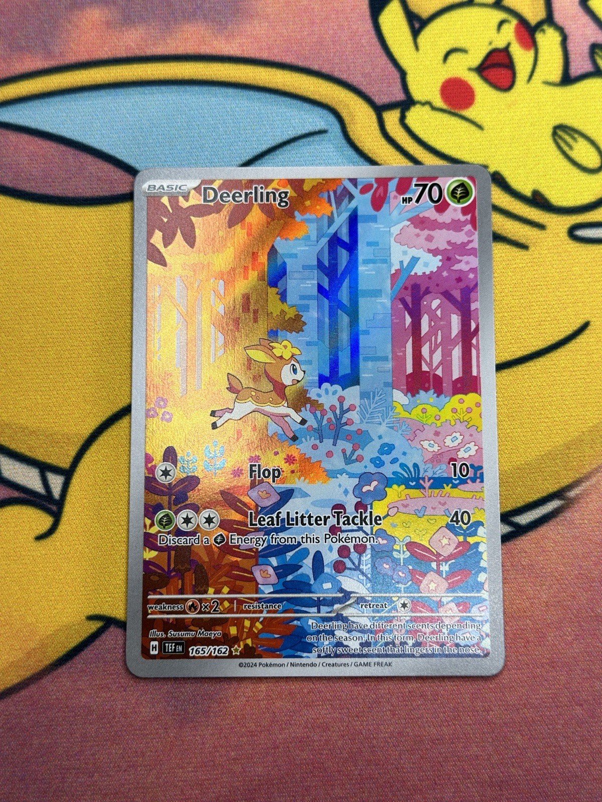 Pokémon TCG Deerling 165/162 Temporal Forces Set Near Mint