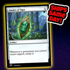 Amulet Of Vigor - Custom Art Magic: The Gathering Playtest Card - Commander EDH