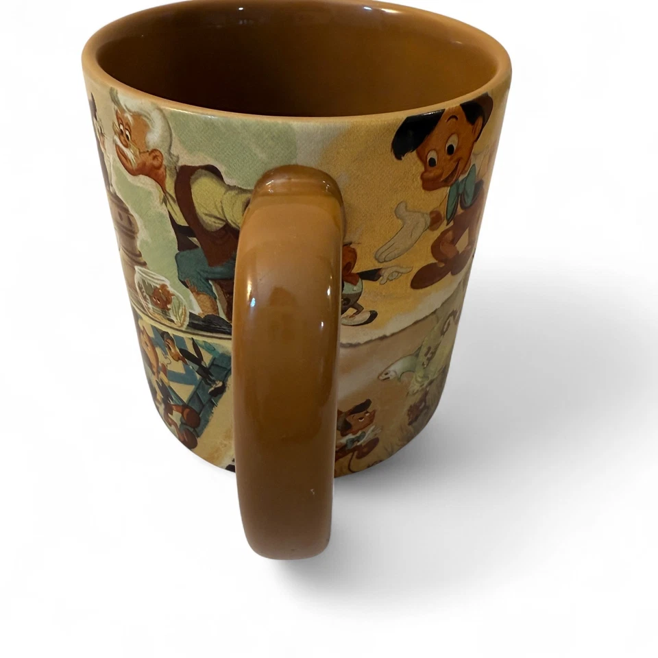 Taza de café de cerámica de cricket Disney Pinocho y Pinocho estilo vintage 12 oz Foto 2 de 4