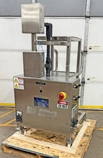 NVent Hoffman CSD243010SS Stainless Custom Rolling Cabinet Pump Cart w/shelves