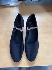 Roch Valley Regulation Cuban Heel RAD Canvas Character Shoes, Size 6.5