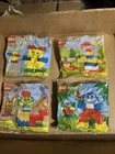 1997 Lego System #02121-02122-02123-02127 Four Factory Sealed  Animal Set Bags