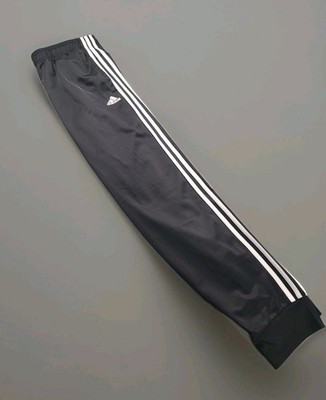 Adidas Men's Tricot Tapered 3-Stripes Black Track Pants #H46105 in size XL NWT 